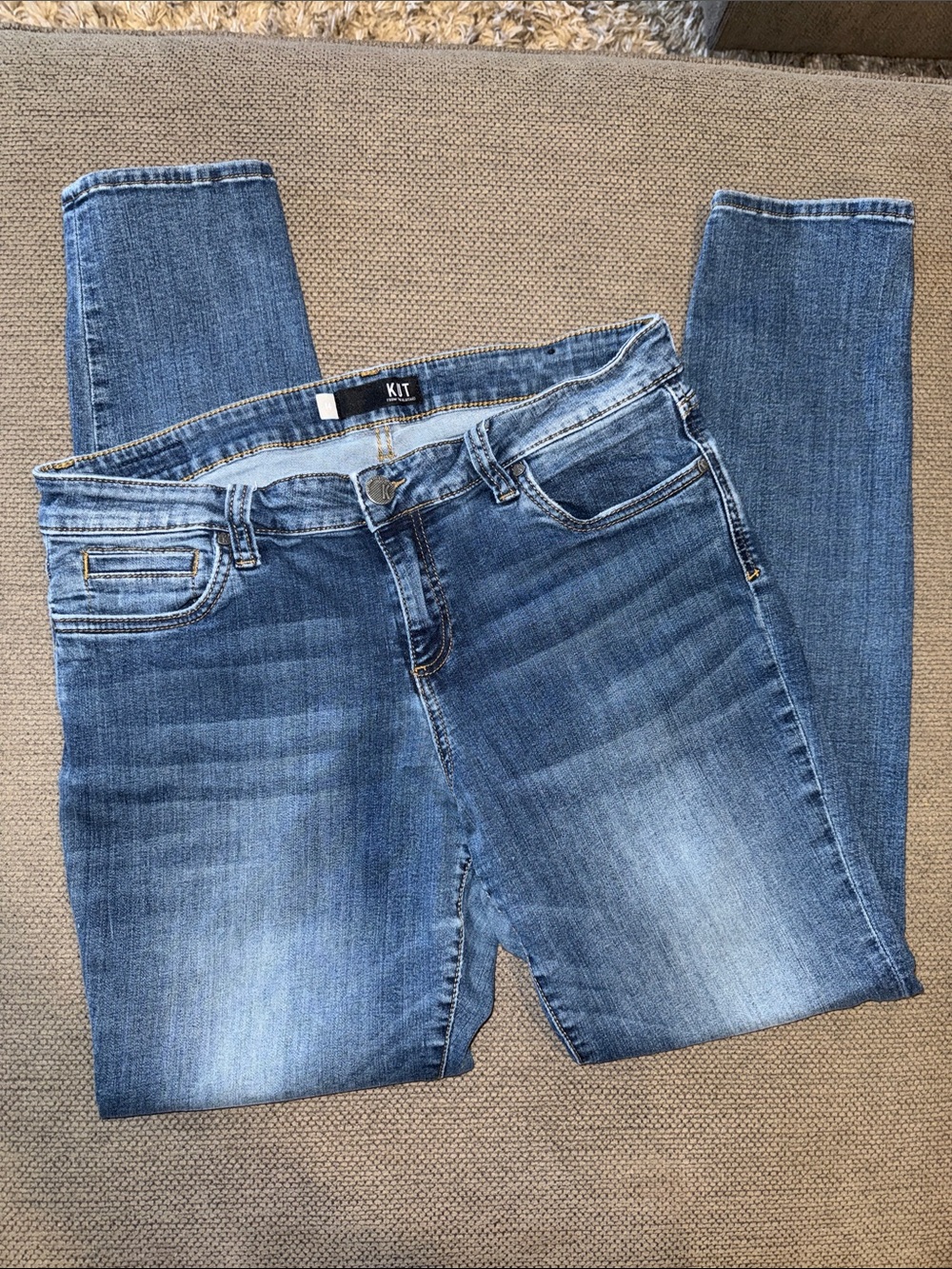 Kut from the Kloth Medium Wash Skinny Jeans